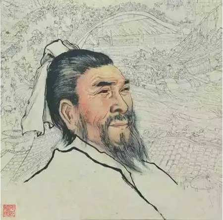 清明上河图的作者张择端画像